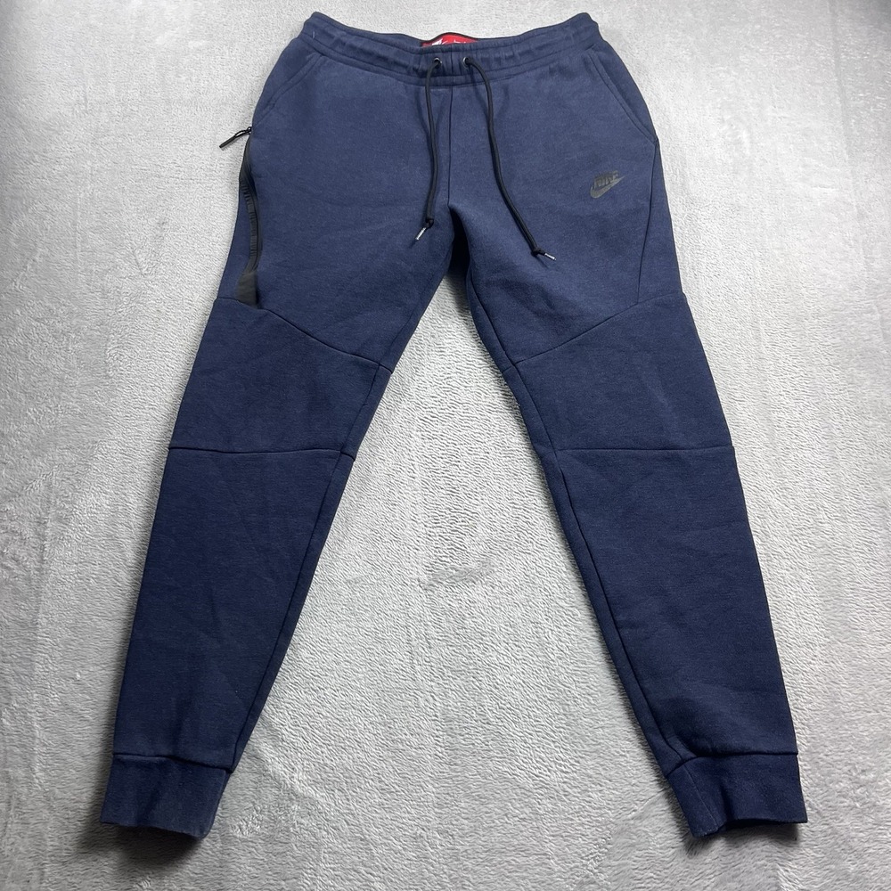 Nike Navy Joggers with Black Accents